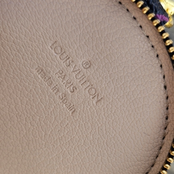 Multicolor Monogram Coin Pouch - Picture 2 of 2